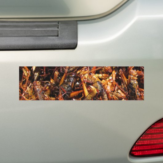 Asiatische Küche mit frittiertem Grasshopper (Takk Autoaufkleber (Auf Auto)