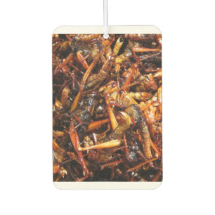 Asiatische Küche mit frittiertem Grasshopper (Takk Autolufterfrischer