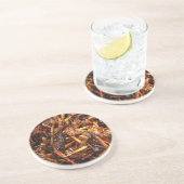 Asiatische Küche mit frittiertem Grasshopper (Takk Getränkeuntersetzer (Seite)