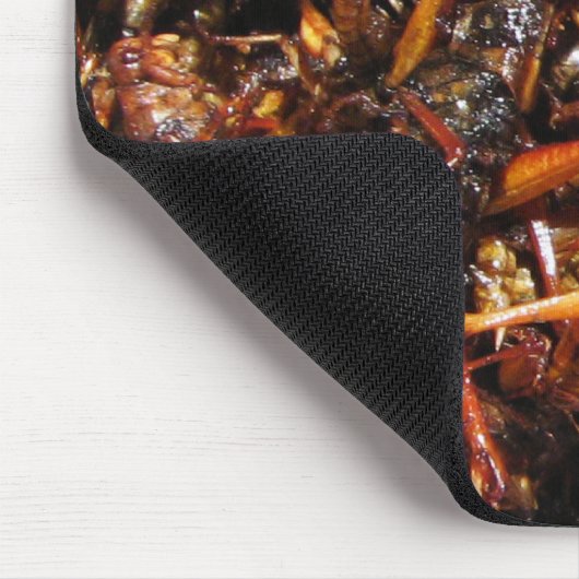 Asiatische Küche mit frittiertem Grasshopper (Takk Mousepad (Ecke)