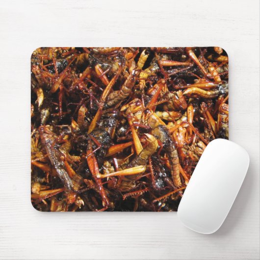 Asiatische Küche mit frittiertem Grasshopper (Takk Mousepad (Mit Mouse)