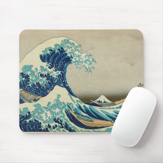Asiatische Kunst - die große Welle weg von Mousepad (Mit Mouse)