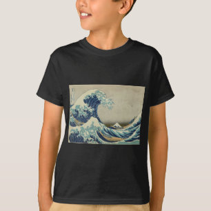 Asiatische Kunst - die große Welle weg von T-Shirt