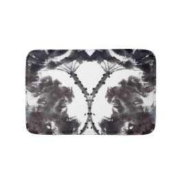 Asiatische Kunst mit Lotusblätter Motiv Badematte