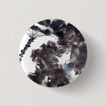 Asiatische Kunst mit Lotusblätter Motiv