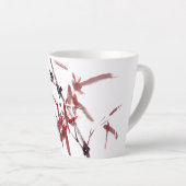 Asiatische Kunst mit Schnecke und Rotem Bambus Milchtasse (Rechte Ecke)