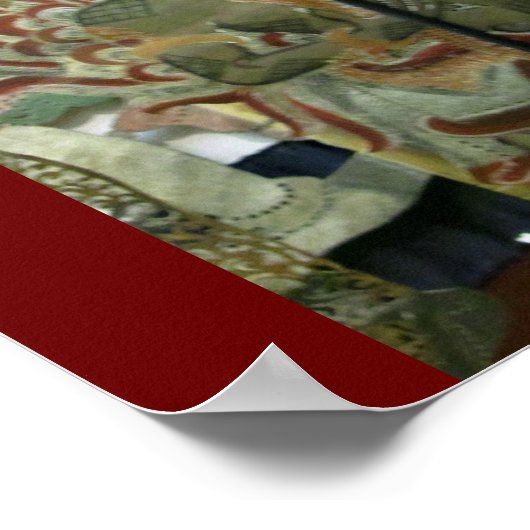 Asiatische Kunst Poster (Ecke)