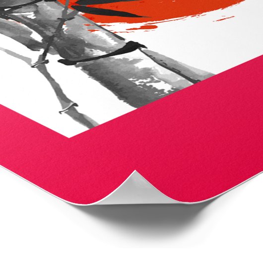 Asiatische Kunst Poster (Ecke)