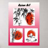 Asiatische Kunst Poster (Vorne)