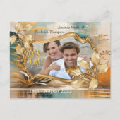 Asiatische künstlerische Orientalische Waves & Sce Ankündigungspostkarte (Vorderseite)