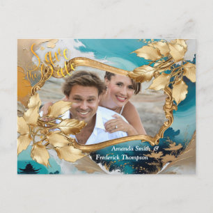 Asiatische künstlerische Orientalische Waves & Sce Ankündigungspostkarte