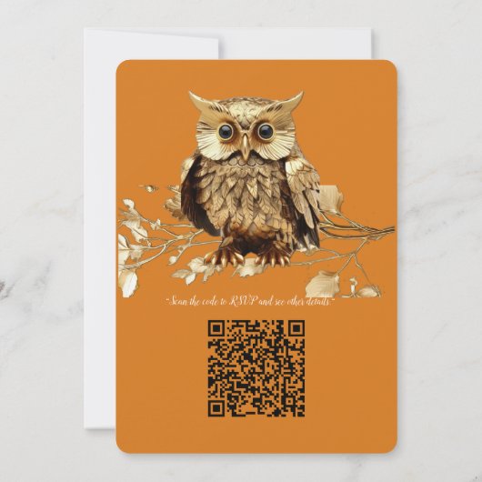 Asiatische künstlerische Orientalische Waves & Sce Einladung (Rückseite)