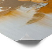 Asiatische künstlerische Orientalische Waves & Sce Poster (Ecke)