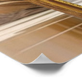 Asiatische künstlerische Orientalische Waves & Sce Poster (Ecke)