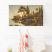 Asiatische Landschaft im Abend Licht (Sunset Art) Banner (Insitu)