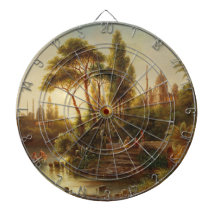 Asiatische Landschaft im Abend Licht (Sunset Art)