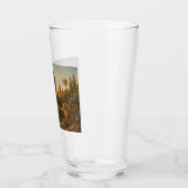 Asiatische Landschaft im Abend Licht (Sunset Art) Glas (Links)