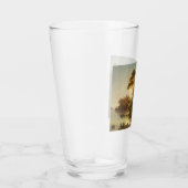 Asiatische Landschaft im Abend Licht (Sunset Art) Glas (Rechts)