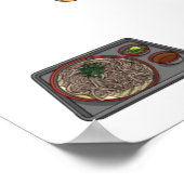 Asiatische Lebensmittelsammlung Poster (Ecke)