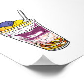 Asiatische Lebensmittelsammlung Poster (Ecke)