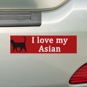 Asiatische Liebe Autoaufkleber (Auf Auto)