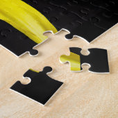 Asiatische Lilien auf schwarz Puzzle (Seite)