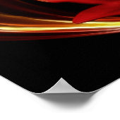 Asiatische Lilies Print Poster (Ecke)