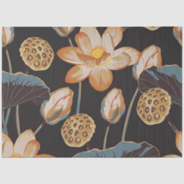 Asiatische Lotus-Blume. Seidenpapier