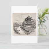 Asiatische Marke Einladung (Stehend Vorderseite)