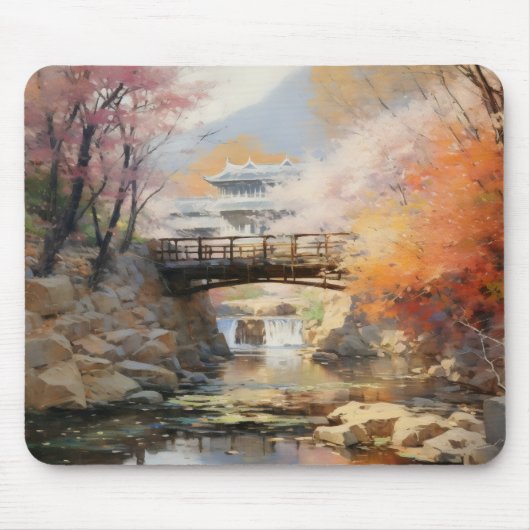 Asiatische Naturlandschaft Mousepad (Vorne)