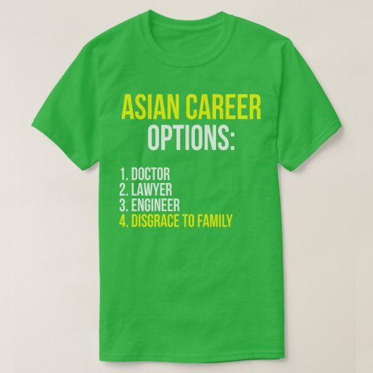 Asiatische Optionen T-Shirt (Design vorne)