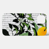 Asiatische Orangenblüten im Kanji Hintergrund Case-Mate iPhone Hülle (Rückseite (Horizontal))