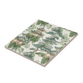 Asiatische Pagode in Verdant Landscape (10) Fliese (Seite)