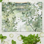 Asiatische Pagode in Verdant Landscape (13) Geschirrtuch (Gefaltet)