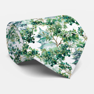 Asiatische Pagode in Verdant Landscape (15) Krawatte