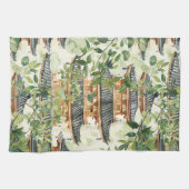 Asiatische Pagode in Verdant Landscape (16) Geschirrtuch (Horizontal)