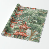 Asiatische Pagode in Verdant Landscape (17) Geschenkpapier (Ungerollt)