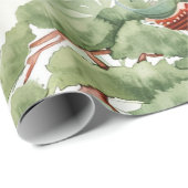 Asiatische Pagode in Verdant Landscape (3) Geschenkpapier (Rolleneckpunkt)