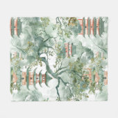 Asiatische Pagode in Verdant Landscape (5) Fleecedecke (Vorderseite (Horizontal))