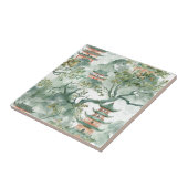 Asiatische Pagode in Verdant Landscape (5) Fliese (Seite)