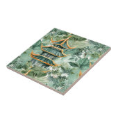 Asiatische Pagode in Verdant Landscape (6) Fliese (Seite)