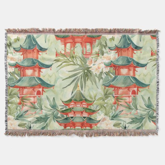 Asiatische Pagode in Verdant Landscape (8) Decke (Vorderseite)