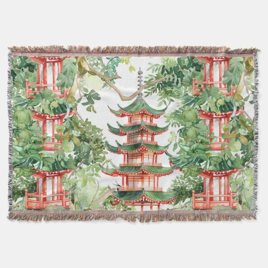 Asiatische Pagode in Verdant Landscape (9) Decke (Vorderseite)