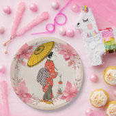 Asiatische Papierplatte Pappteller (Party)