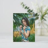 Asiatische Postkarte (Stehend Vorderseite)
