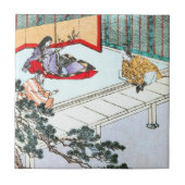 Asiatische Prinzessin Fliese (Vorderseite)