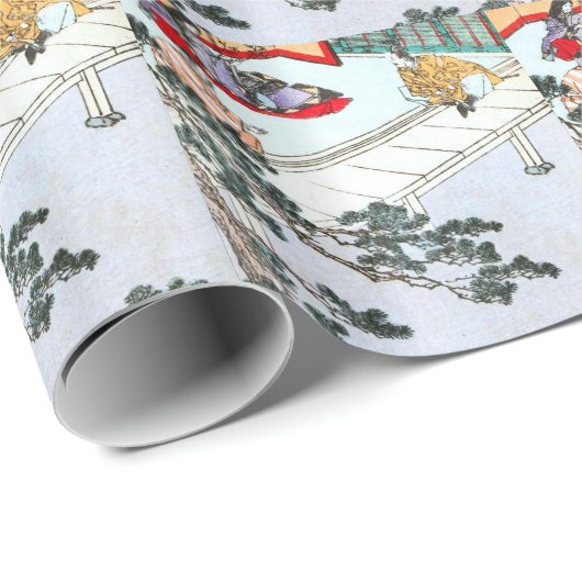 Asiatische Prinzessin Geschenkpapier (Rolleneckpunkt)