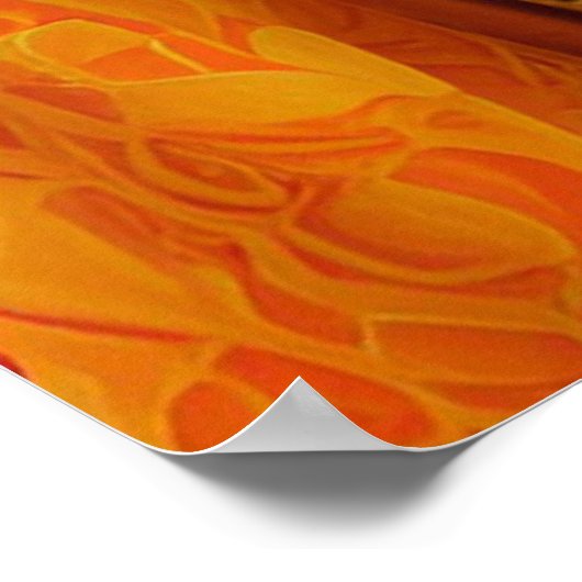 Asiatische Prinzessin mit Hijab Poster (Ecke)