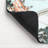 Asiatische Prinzessin Mousepad (Ecke)