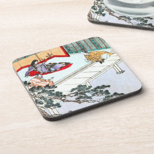 Asiatische Prinzessin Untersetzer (Linke Seite)